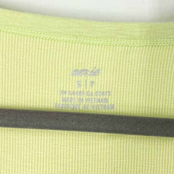 NWT Aerie Button Front Ribbed Henley Tank Top - Picture 4 of 6